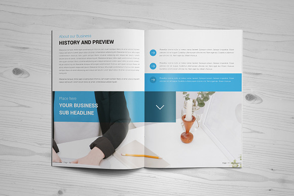 Modern 16 pages Brochure Design in Brochure Templates - product preview 5