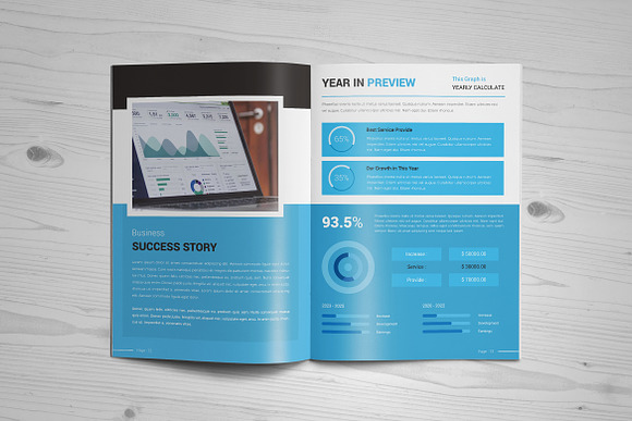 Modern 16 pages Brochure Design in Brochure Templates - product preview 7
