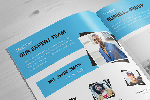 Modern 16 pages Brochure Design in Brochure Templates - product preview 8