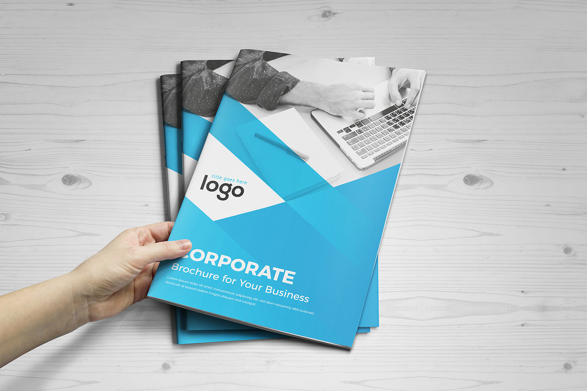 Corporate Brochure Design 16 Pages in Brochure Templates - product preview 8