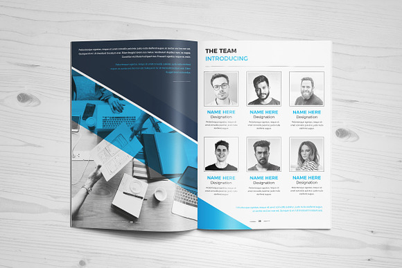 Corporate Brochure Design 16 Pages in Brochure Templates - product preview 4