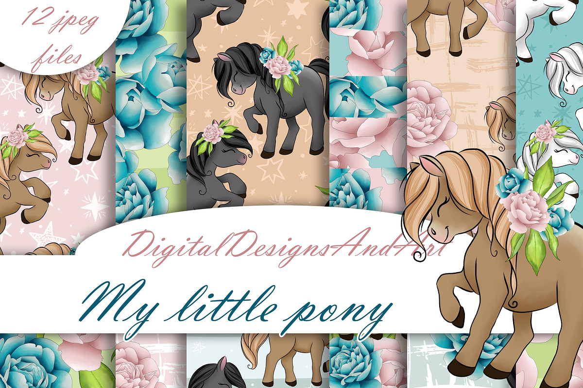 My little pony patterns in Patterns - product preview 8