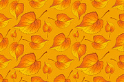 seamless Autumn Leaves pattern
