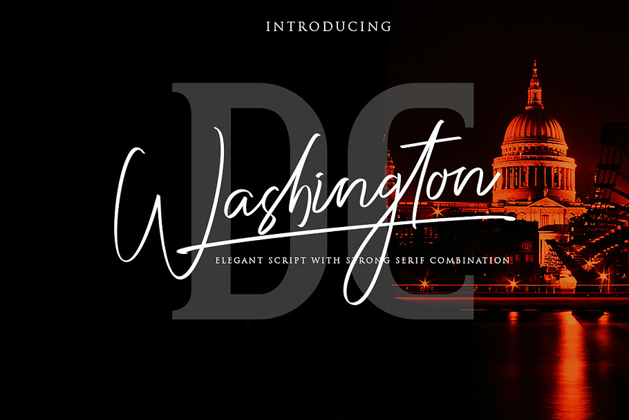 Washington DC / Elegant Font Duo
