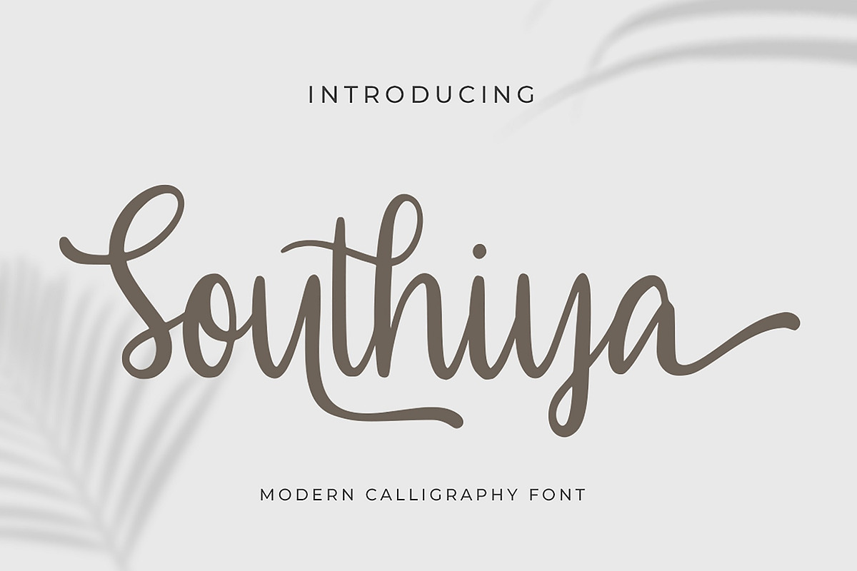 Southiya - Modern Calligraphy Font in Script Fonts - product preview 8