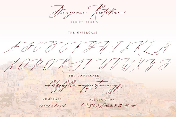 Buongiorno Rastellino script font in Script Fonts - product preview 12