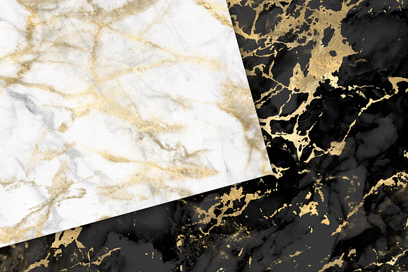 Seamless Gold Marble Textures in Textures - product preview 1