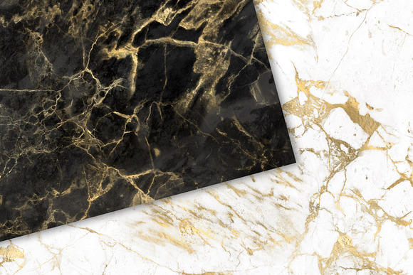 Seamless Gold Marble Textures in Textures - product preview 2