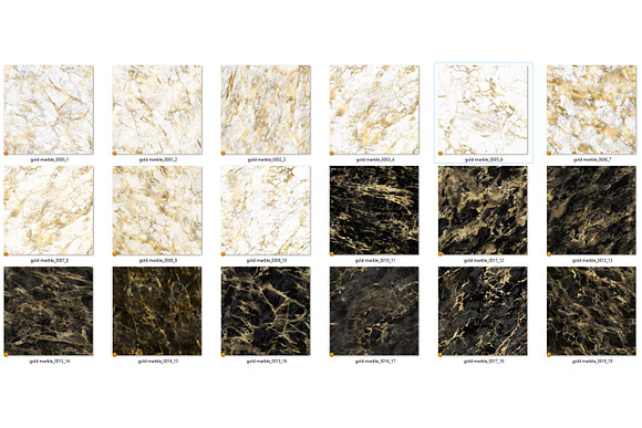 Seamless Gold Marble Textures in Textures - product preview 3