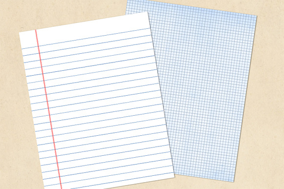 Notebook Paper in Textures - product preview 1