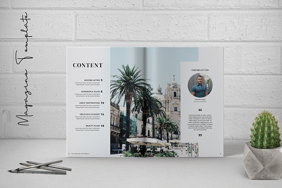 PLACES - Magazine Template Lookbook in Magazine Templates - product preview 2