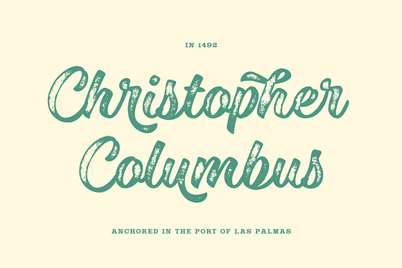 Las Palmas vintage font collection in Script Fonts - product preview 8