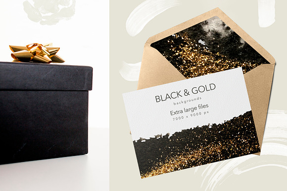Black & Gold textures in Textures - product preview 8