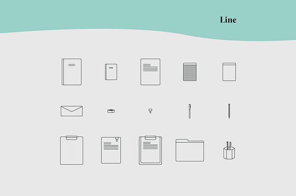 Stationery Icons in Icons - product preview 1