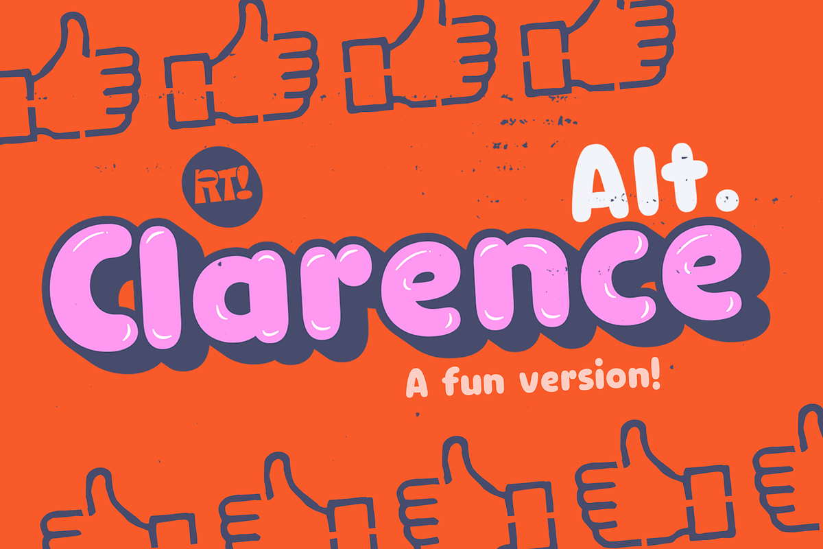 Clarence Alt / All Family-50% in Display Fonts - product preview 8