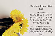 Fletcher Typewriter Font & Extras