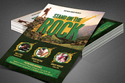Stand on the Rock Church Flyer