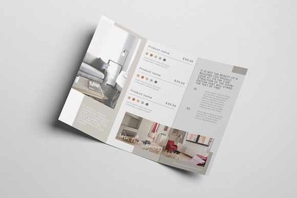Interior Design AI and PSD Brochure in Brochure Templates - product preview 6