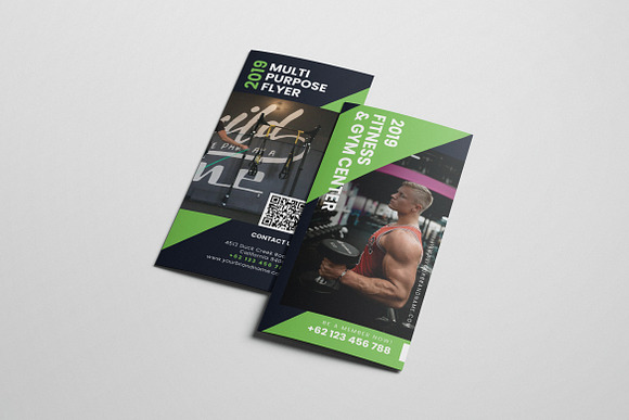 Gym and Fitness AI and PSD Brochure in Brochure Templates - product preview 2