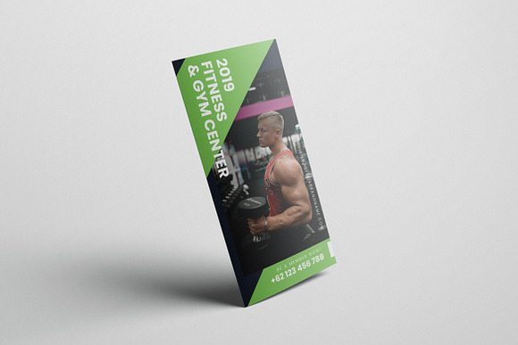 Gym and Fitness AI and PSD Brochure in Brochure Templates - product preview 3