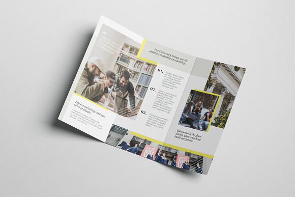 University Enrollment AI and PSD in Brochure Templates - product preview 4
