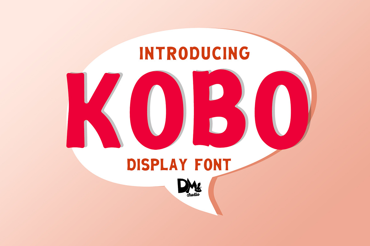 KOBO - FUN DISPLAY FONT in Display Fonts - product preview 8