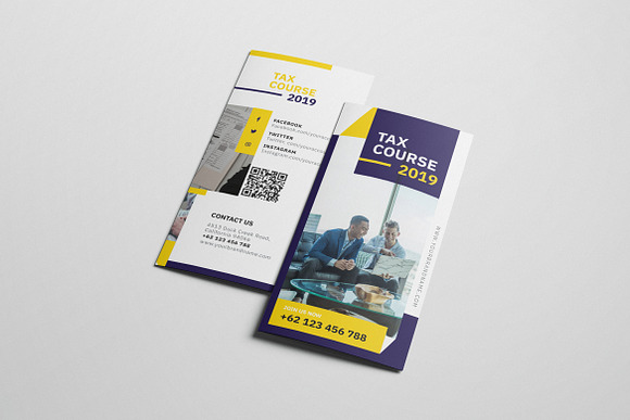 Tax Course AI and PSD Brochure in Brochure Templates - product preview 1