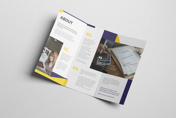 Tax Course AI and PSD Brochure in Brochure Templates - product preview 4