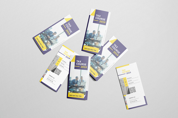 Tax Course AI and PSD Brochure in Brochure Templates - product preview 6
