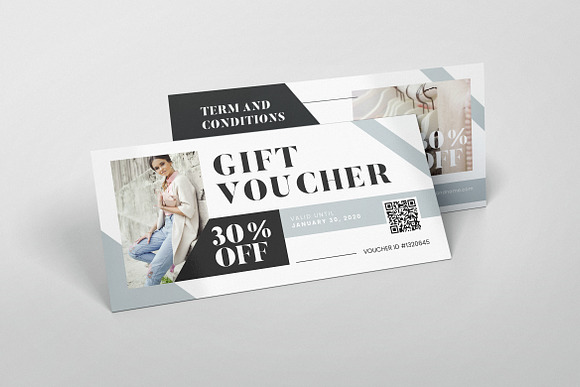 Fashion Boutique AI and PSD Voucher in Card Templates - product preview 5