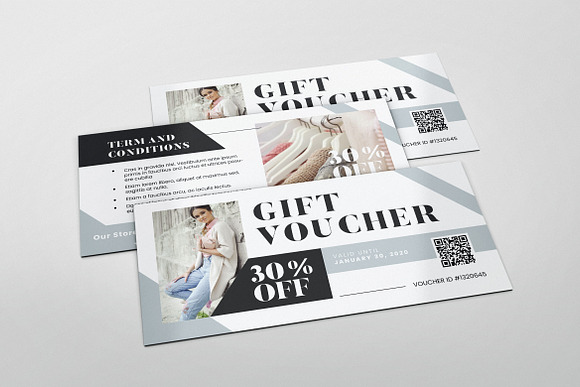 Fashion Boutique AI and PSD Voucher in Card Templates - product preview 6