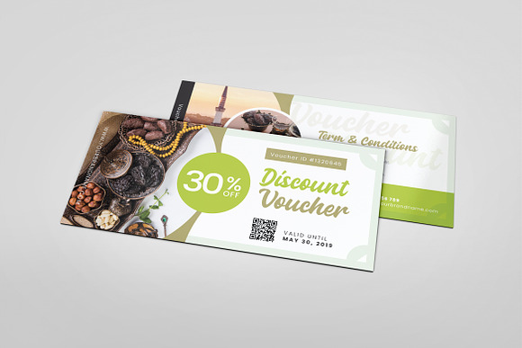 Ramadan Iftar AI and PSD Voucher in Card Templates - product preview 1