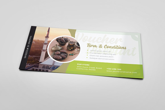 Ramadan Iftar AI and PSD Voucher in Card Templates - product preview 6