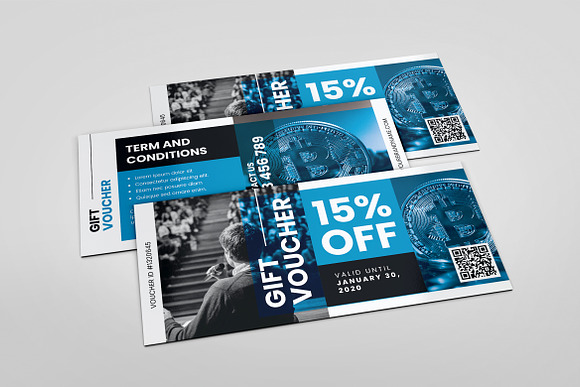 Bitcoin Seminar AI and PSD Voucher in Card Templates - product preview 2