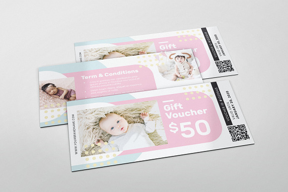Baby Shop AI and PSD Gift Voucher in Card Templates - product preview 2