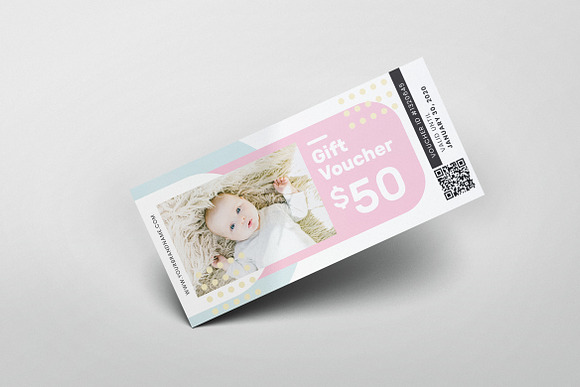 Baby Shop AI and PSD Gift Voucher in Card Templates - product preview 3