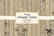 Vintage Newsprint Textures