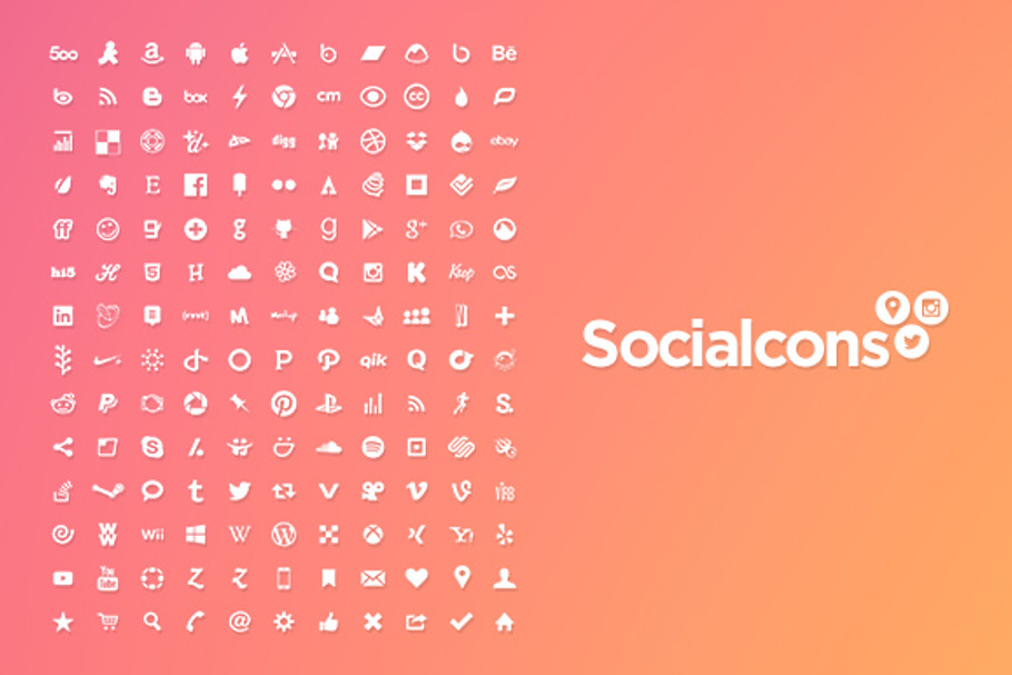 Vector Social Media Icons - Isolated in Vector Social Icons - product preview 8