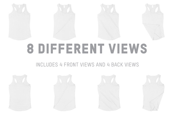 Anvil 6751L Women's Racerback Tank in Product Mockups - product preview 5