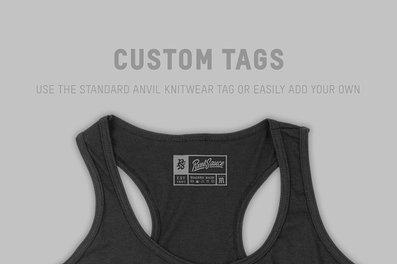 Anvil 6751L Women's Racerback Tank in Product Mockups - product preview 6