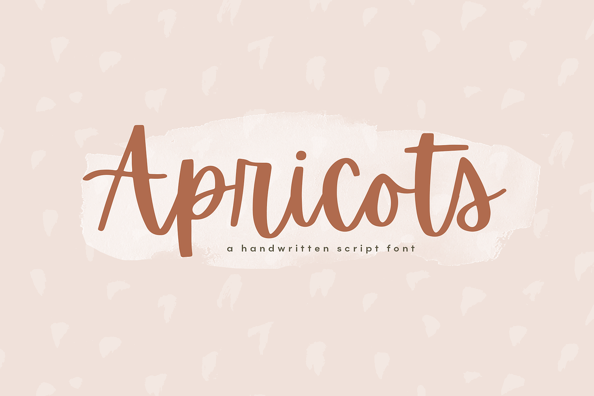 Apricots | A Handwritten Script Font in Script Fonts - product preview 8