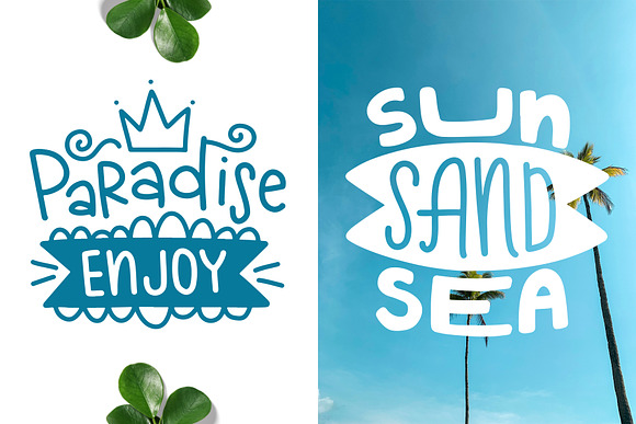 50 Summer Lettering Overlays in Objects - product preview 5