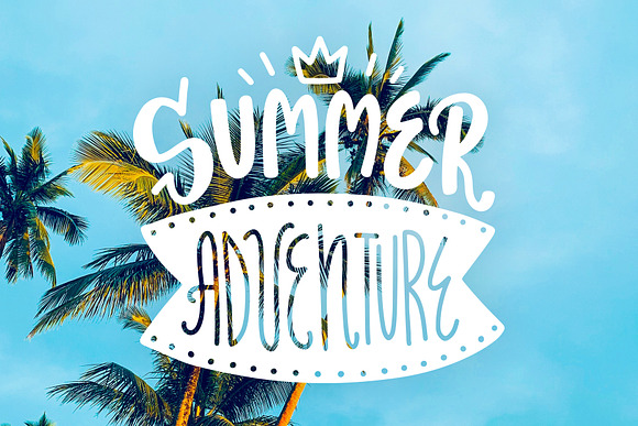 50 Summer Lettering Overlays in Objects - product preview 7