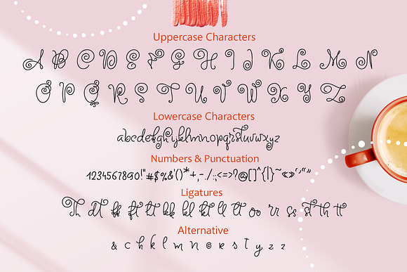 Circle Around handwritten Kids Font in Script Fonts - product preview 6