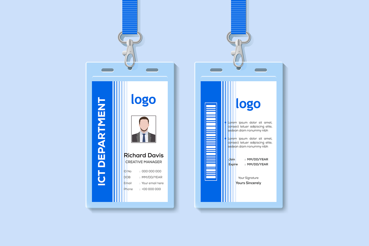 ID Card Templates Design in Stationery Templates - product preview 8