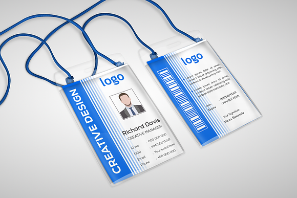 ID Card Templates Design in Stationery Templates - product preview 1