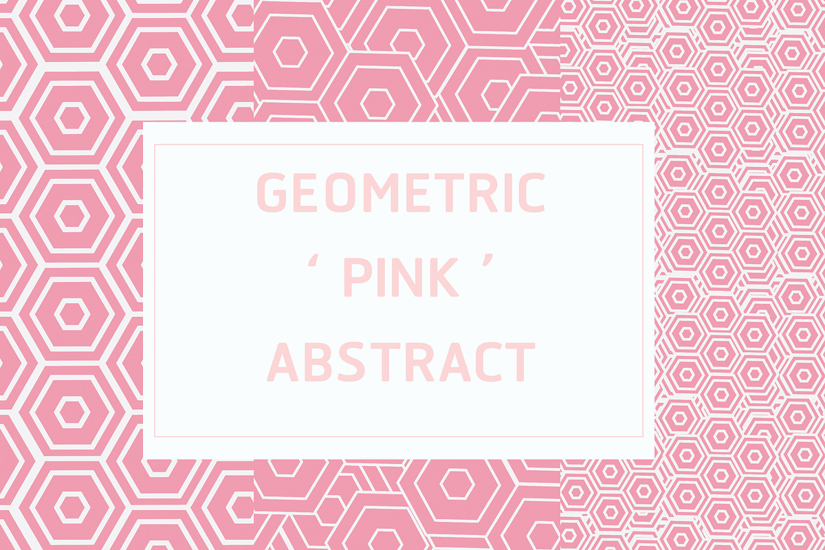 Geometric Pink Abstract Pack in Patterns - product preview 8