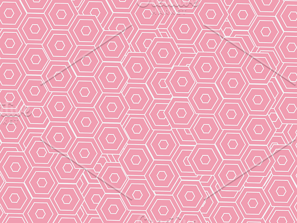 Geometric Pink Abstract Pack in Patterns - product preview 3