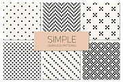 Simple Seamless Patterns. Set 4