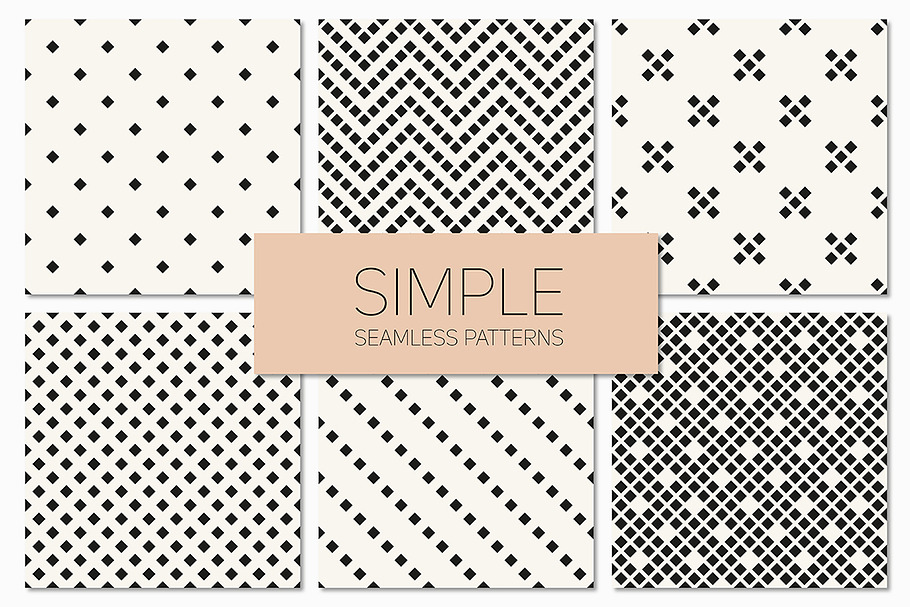 Simple Seamless Patterns. Set 4 in Patterns - product preview 8
